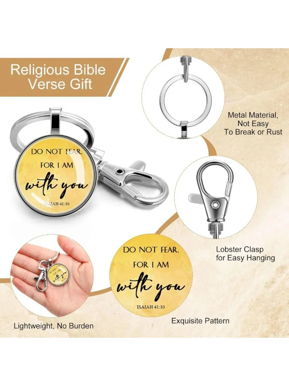 Stylish Keychain Set for Women & Men - Perfect Gift, Bulk Buy, Trendy